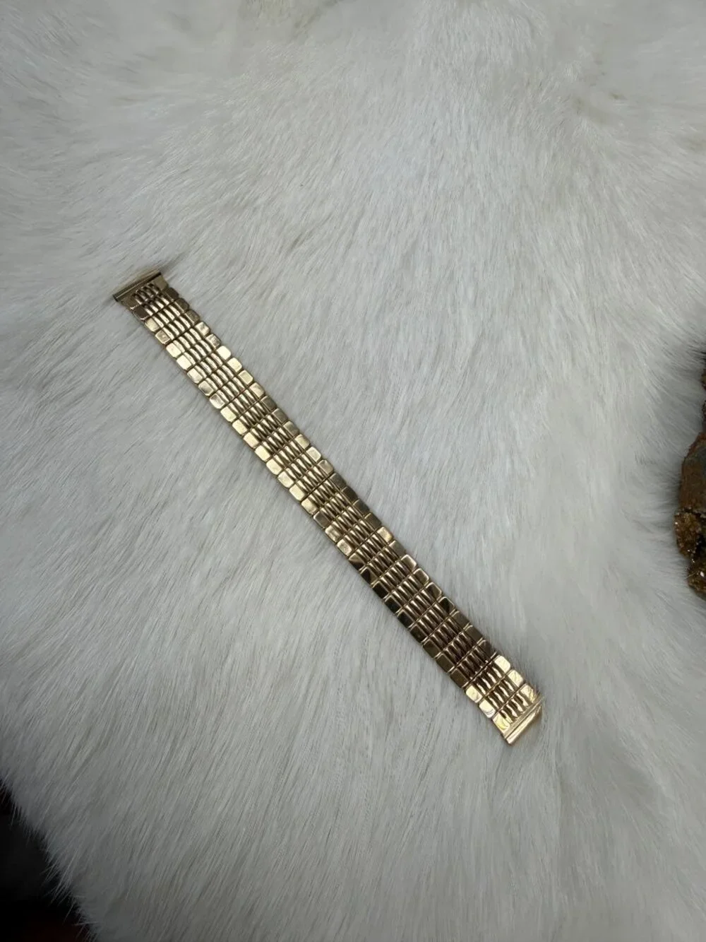 Vintage Admiral USA RGP Rolled Gold Plate Expandable Watch Band 5